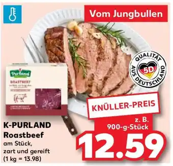 Kaufland K-PURLAND Roastbeef 900-g-Stück Angebot