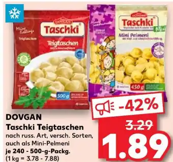 Kaufland DOVGAN Taschki Teigtaschen 240-500 g Packg. Angebot