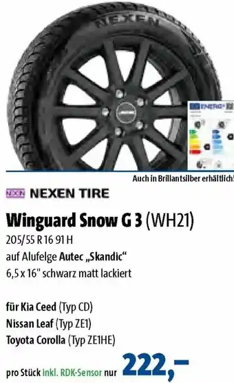 Point S Nexen Tire Winguard Snow G 3 (WH21) Angebot