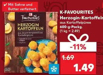 Kaufland K-FAVOURITES Herzogin-Kartoffeln 600-g-Packg. Angebot