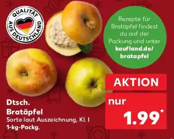 Kaufland Dtsch. Bratäpfel 1 kg Packg. Angebot