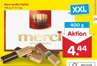 Netto Marken-Discount Storck Merci große Vielfalt 400g Angebot