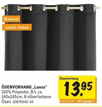 SCONTO Ösenvorhang Lanos Angebot