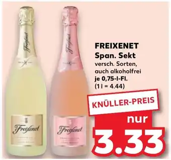 Kaufland FREIXENET Span. Sekt 0,75 l Fl. Angebot