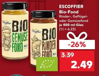 Kaufland ESCOFFIER Bio-Fond 400 ml Glas Angebot