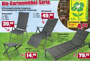 Thomas Philipps Klappsessel, Relaxsessel, Hocker oder Sonnenliege Angebot