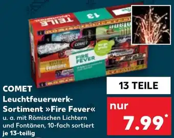 Kaufland COMET Leuchtfeuerwerk Sortiment Fire Fever 13 Teile Angebot