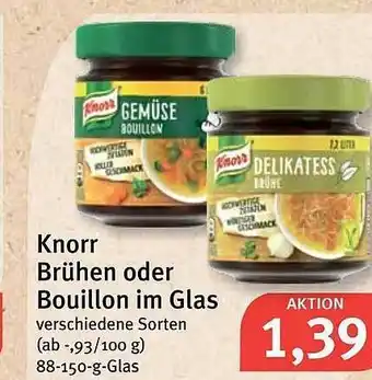 Feneberg Knorr Brühen Oder Bouillon Im Glas Angebot