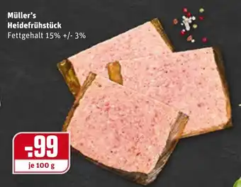 REWE Kaufpark Müller's Heidefrühstück 100g Angebot