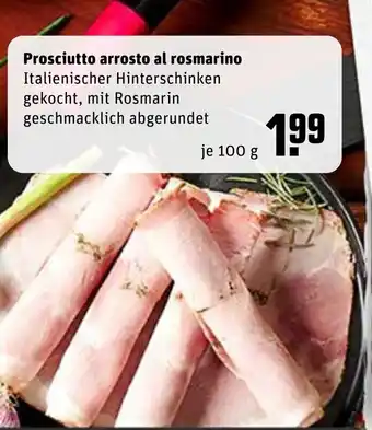 REWE Kaufpark Prosciutto arrosto al rosmarino 100g Angebot