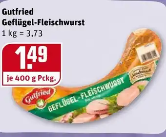 REWE Kaufpark Gutfried Geflügel Fleischwurst 400g Angebot