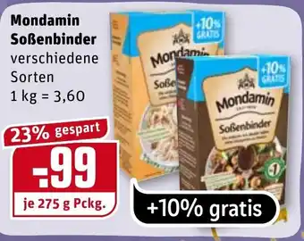 REWE Kaufpark Mondamin Soßenbinder 275g Angebot