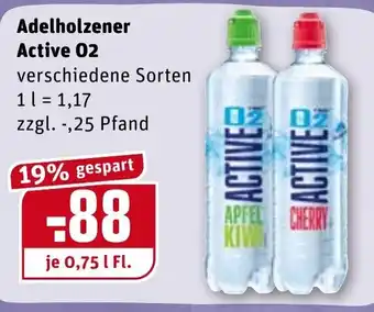 REWE Kaufpark Adelholzener Active O2 , 0,75L Angebot