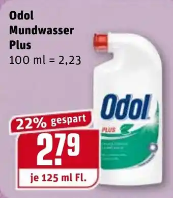 REWE Kaufpark Odol Mundwasser Plus 125ml Angebot