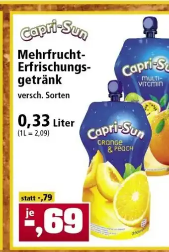 Thomas Philipps Capri Sun Mehrfrucht Erfrischungsgetränk 0,33L Angebot