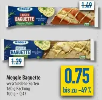 diska Meggle Baguette 160g Angebot