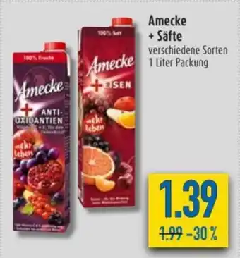 diska Amecke Säfte 1L Angebot