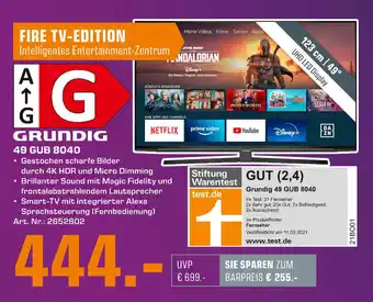 Saturn Grundig 49 GUB 8040 Angebot