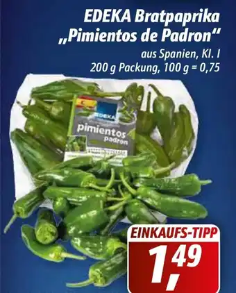 Simmel Edeka Bratpaprika ,,Pimientos de Padron" 200g Angebot