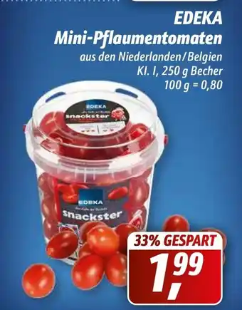 Simmel Edeka Mini Pflaumentomaten 250g Becher Angebot