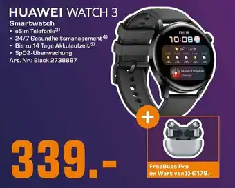 Saturn Huawei Watch 3 Smartwatch Angebot