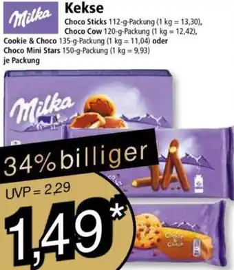 Norma Milka Kekse 112/120 g Packung Angebot