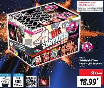 Lidl WECO XXL-Multi-Effekt-Batterie ,,Big Surprise" 51 Schuss Angebot