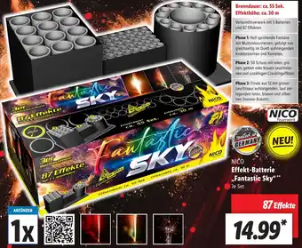 Lidl NICO Effekt-Batterie ,,Fantastic Sky" 87 Effekte Angebot