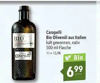 CITTI Markt Carapelli Bio Olivenöl Aus Italien Angebot