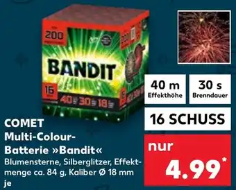 Kaufland COMET Multi-Colour Batterie Bandit 16 Schuss Angebot