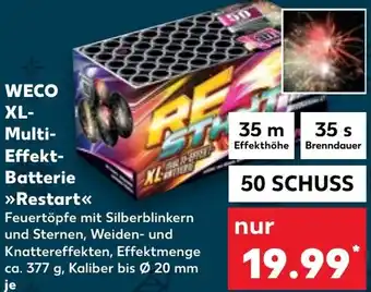 Kaufland WECO XL-Multi Effekt Batterie Restart 50 Schuss Angebot