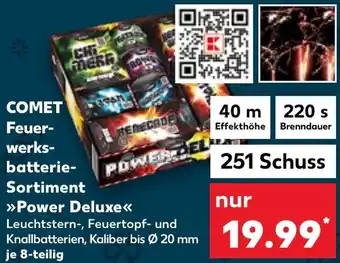 Kaufland COMET Feuerwerksbatterie Sortiment Power Deluxe 251 Schuss Angebot