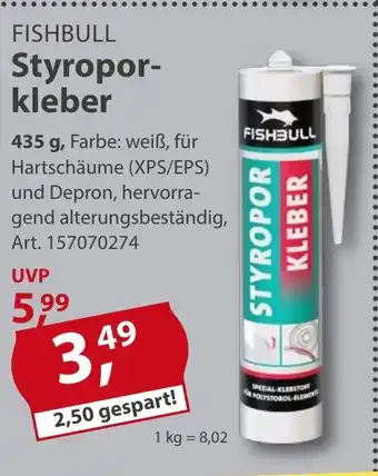 Sonderpreis Baumarkt FISHBULL Styroporkleber 435g Angebot