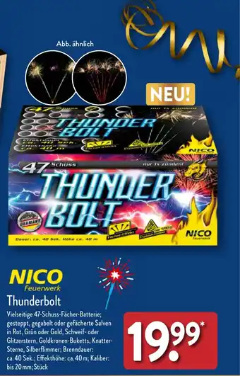 Aldi Nord NICO THUNDER BOLT Angebot