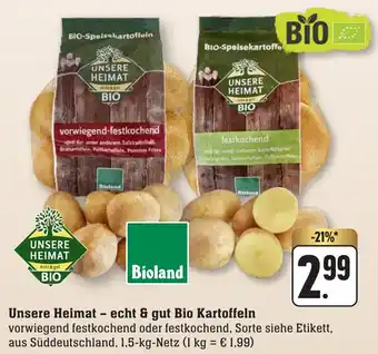 nah & gut BIO-Speisekartoffeln 1.5kg Angebot