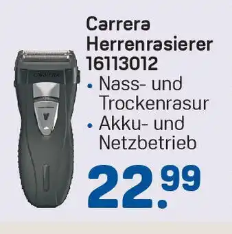 Rossmann Carrera Herrenrasierer Angebot