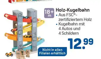 Rossmann Holz-Kugelbahn Angebot