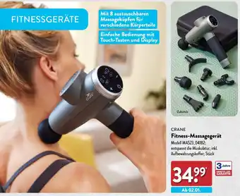 Aldi Nord CRANE Fitness-Massagegerät Angebot