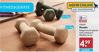 Aldi Nord CRANE Hanteln Angebot