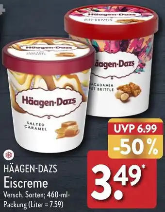 Aldi Nord HÄAGEN-DAZS Eiscreme 460 ml Packung Angebot