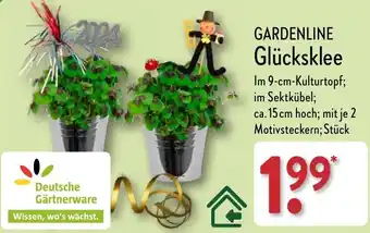 Aldi Nord GARDENLINE Glücksklee Angebot