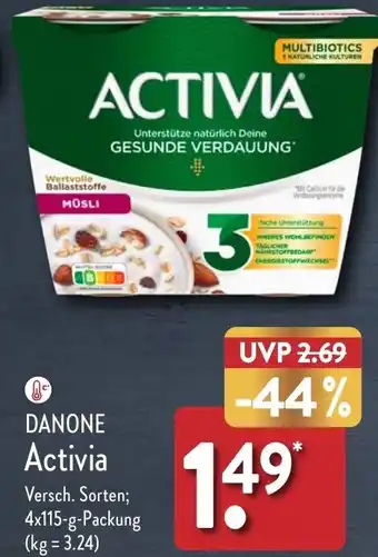 Aldi Nord DANONE Activia 4x115 g Packung Angebot