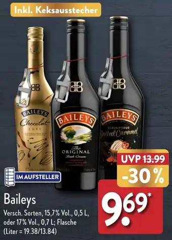 Aldi Nord Baileys 0,7 L Flasche Angebot