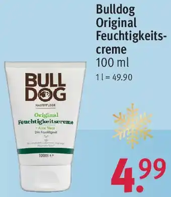 Rossmann Bulldog Original Feuchtigkeitscreme 100 ml Angebot