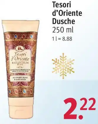 Rossmann Tesori d'Oriente Dusche 250 ml Angebot