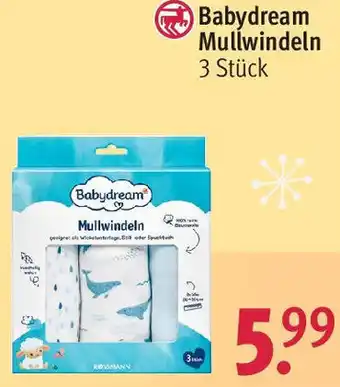 Rossmann Babydream Mullwindeln 3 Stück Angebot