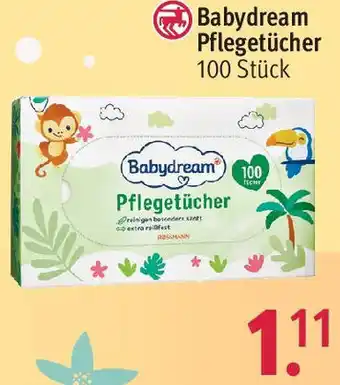 Rossmann Babydream Pflegetücher 100 Stück Angebot