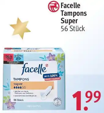 Rossmann Facelle Tampons Super 56 Stück Angebot