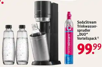 Rossmann SodaStream Trinkwassersprudler „DUO" Vorteilspack Angebot