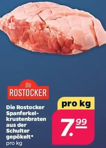 NETTO Die Rostocker Spanferkelkrustenbraten aus der Schulter gepökelt Angebot